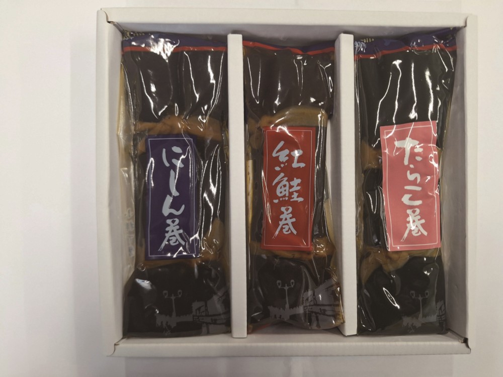 【北海道直送】 小松食品 海の四季昆布巻3本セットRの画像