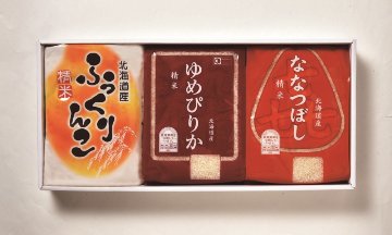 【北海道直送】 味彩 北海道米ギフト（各２ｋｇ） OH-Bの画像