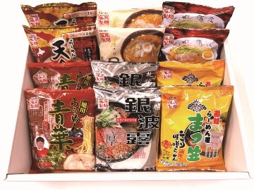 【北海道直送】 藤原製麺 北海道繁盛店ラーメンギフト12食 HHA-12Kの画像