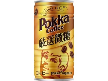 【ケース販売】ポッカサッポロフード ポッカコーヒー厳選微糖１８５ｇ缶Ｃ  ×30 【全国送料無料】(一部地域別途)・まとめ買い・防災備蓄にも最適の画像