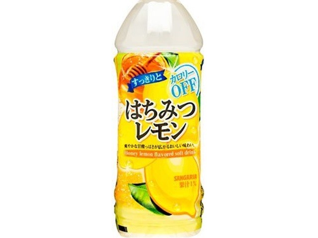 【ケース販売】サンガリア すっきりとはちみつレモンＰ５００ｍｌ  ×24 【全国送料無料】(一部地域別途)・まとめ買い・防災備蓄にも最適の画像