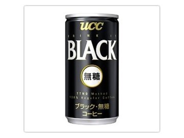 【ケース販売】ＵＣＣ ブラック無糖 １８５ｇ  ×30 【全国送料無料】(一部地域別途)・まとめ買い・防災備蓄にも最適の画像