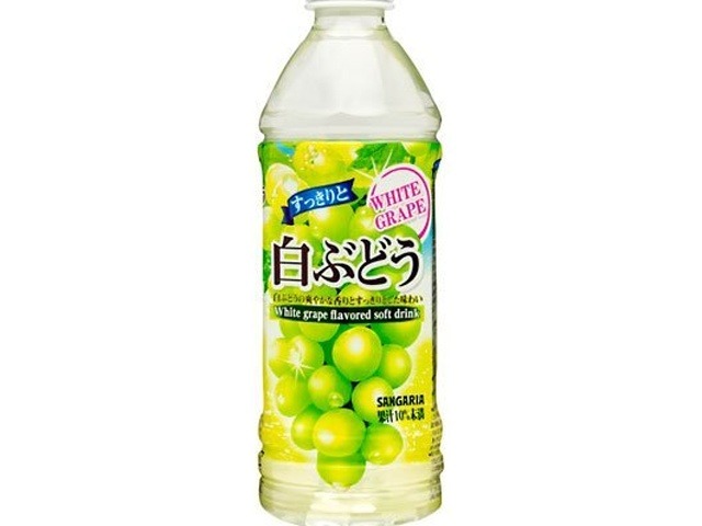 【ケース販売】サンガリア すっきりと白ぶどうＰ５００ｍｌ   ×24 【全国送料無料】(一部地域別途)・まとめ買い・防災備蓄にも最適の画像