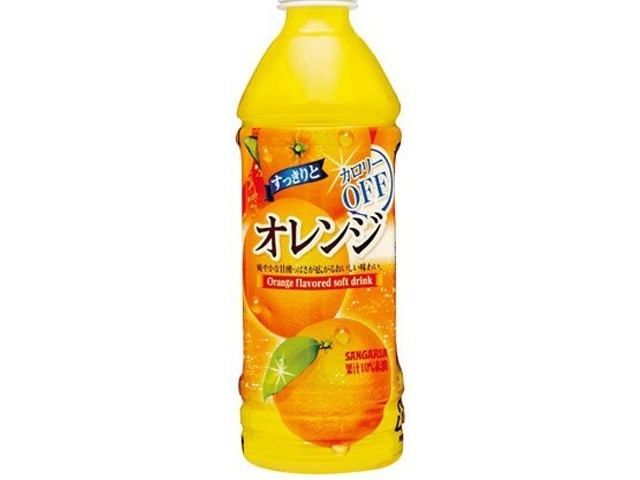 【ケース販売】サンガリア すっきりとオレンジＰ５００ｍｌ   ×24 【全国送料無料】(一部地域別途)・まとめ買い・防災備蓄にも最適の画像
