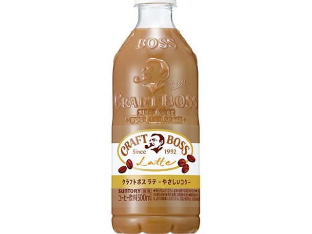 【ケース販売】クラフトボス ラテ Ｐ５００ｍｌ  ×24 【全国送料無料】(一部地域別途)・まとめ買い・防災備蓄にも最適の画像