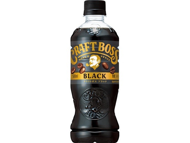 【ケース販売】ボス クラフトボス ブラックＰ５００ｍｌ  ×24 【全国送料無料】(一部地域別途)・まとめ買い・防災備蓄にも最適の画像