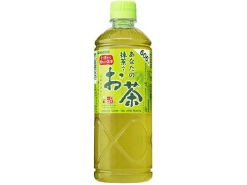 【ケース販売】サンガリア あなたの抹茶入りお茶Ｐ６００ｍｌ  ×24 【全国送料無料】(一部地域別途)・まとめ買い・防災備蓄にも最適の画像