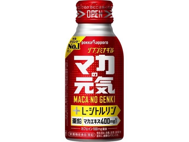 【ケース販売】ポッカサッポロフード マカの元気ドリンク Ｂ缶１００ｍｌ ×30 【全国送料無料】(一部地域別途)・まとめ買い・防災備蓄にも最適の画像