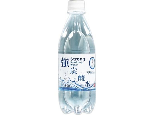 【ケース販売】Ｔ・友桝 強炭酸水 Ｐ５００ｍｌ  ×24 【全国送料無料】(一部地域別途)・まとめ買い・防災備蓄にも最適の画像