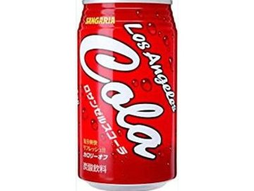 【ケース販売】サンガリア ロサンゼルスコーラ３５０ｇ  ×24 【全国送料無料】(一部地域別途)・まとめ買い・防災備蓄にも最適の画像