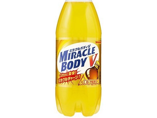 【ケース販売】サンガリア ミラクルボディＶ Ｐ５００ｍｌ  ×24 【全国送料無料】(一部地域別途)・まとめ買い・防災備蓄にも最適の画像