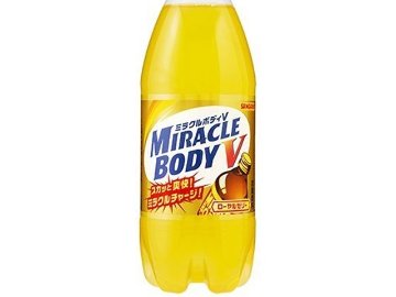 【ケース販売】サンガリア ミラクルボディＶ Ｐ５００ｍｌ  ×24 【全国送料無料】(一部地域別途)・まとめ買い・防災備蓄にも最適の画像