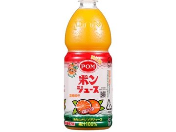 【ケース販売】ＰＯＭ ポンジュース ８００ｍｌ  ×6 【全国送料無料】(一部地域別途)・まとめ買い・防災備蓄にも最適の画像