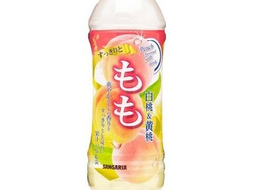 【ケース販売】サンガリア すっきりともも Ｐ５００ｍｌ  ×24 【全国送料無料】(一部地域別途)・まとめ買い・防災備蓄にも最適の画像