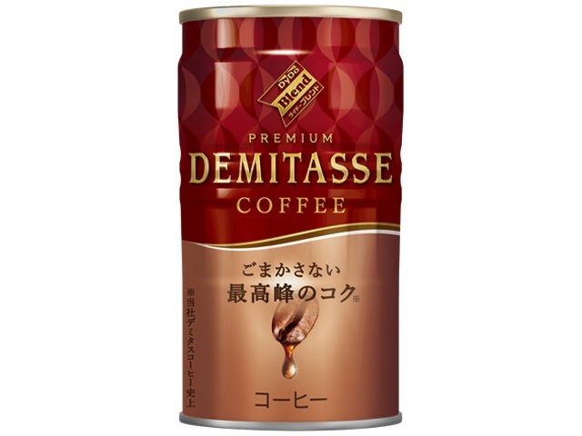 【ケース販売】ダイドー デミタスコーヒー １５０ｇ  ×30 【全国送料無料】(一部地域別途)・まとめ買い・防災備蓄にも最適の画像
