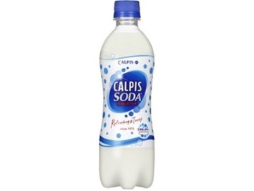 【ケース販売】カルピスソーダ Ｐ５００ｍｌ  ×24 【全国送料無料】(一部地域別途)・まとめ買い・防災備蓄にも最適の画像