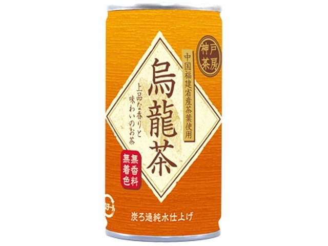 【ケース販売】富永 神戸茶房烏龍茶 １８５ｇ  ×30 【全国送料無料】(一部地域別途)・まとめ買い・防災備蓄にも最適の画像