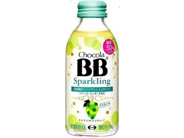 【ケース販売】チョコラＢＢスパークリング マスカット味１４０ｍｌ  ×6 【全国送料無料】(一部地域別途)・まとめ買い・防災備蓄にも最適の画像