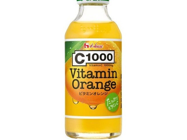 【ケース販売】ハウスウェルネスフーズ Ｃ１０００ ビタミンオレンジ１４０ｍｌ  ×6 【全国送料無料】(一部地域別途)・まとめ買い・防災備蓄にも最適の画像