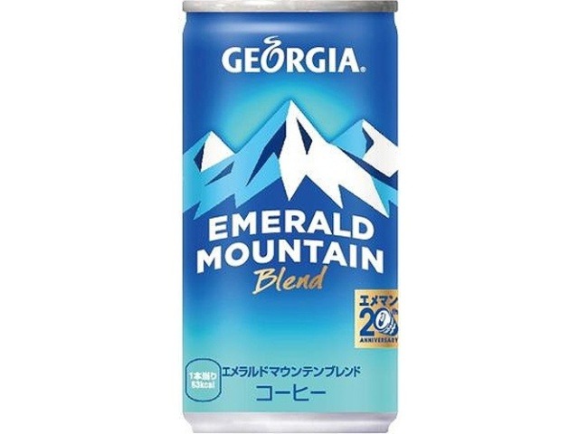 【ケース販売】ジョージア エメラルドマウンテン１８５ｇ  ×30 【全国送料無料】(一部地域別途)・まとめ買い・防災備蓄にも最適の画像