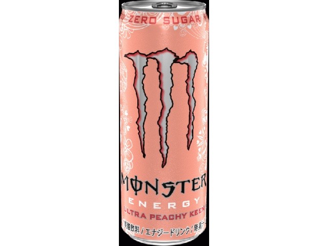 【ケース販売】モンスター ウルトラピーチーキーン 缶３５５ｍｌ  ×24 【全国送料無料】(一部地域別途)・まとめ買い・防災備蓄にも最適の画像