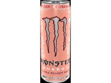 【ケース販売】モンスター ウルトラピーチーキーン 缶３５５ｍｌ  ×24 【全国送料無料】(一部地域別途)・まとめ買い・防災備蓄にも最適の画像