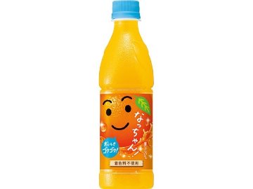 【ケース販売】なっちゃん オレンジ Ｐ４２５ｍｌ  ×24 【全国送料無料】(一部地域別途)・まとめ買い・防災備蓄にも最適の画像