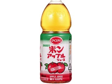 【ケース販売】ＰＯＭ アップルジュース Ｐ８００ｍｌ   ×6 【全国送料無料】(一部地域別途)・まとめ買い・防災備蓄にも最適の画像