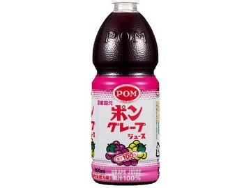 【ケース販売】ＰＯＭ グレープジュース ８００ｍｌ   ×6 【全国送料無料】(一部地域別途)・まとめ買い・防災備蓄にも最適の画像