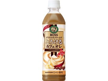 【ケース販売】ボス とろけるカフェオレ Ｐ５００ｍｌ  ×24 【全国送料無料】(一部地域別途)・まとめ買い・防災備蓄にも最適の画像