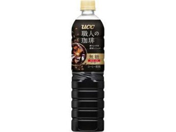 【ケース販売】ＵＣＣ 職人の珈琲 無糖Ｐ９００ｍｌ  ×12 【全国送料無料】(一部地域別途)・まとめ買い・防災備蓄にも最適の画像