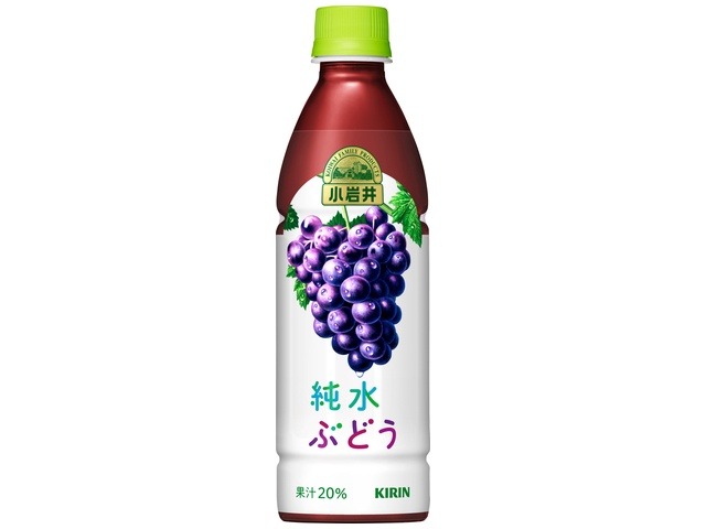 【ケース販売】小岩井 純水ぶどう Ｐ４３０ｍｌ  ×24 【全国送料無料】(一部地域別途)・まとめ買い・防災備蓄にも最適の画像