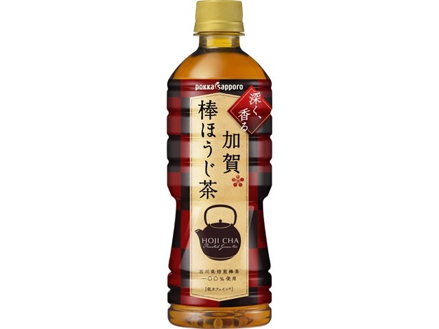 【ケース販売】ポッカサッポロフード 加賀棒ほうじ茶 Ｐ５２５ｍｌ  ×24 【全国送料無料】(一部地域別途)・まとめ買い・防災備蓄にも最適の画像