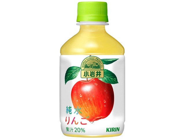 【ケース販売】小岩井 純水りんご Ｐ２８０ｍｌ  ×24 【全国送料無料】(一部地域別途)・まとめ買い・防災備蓄にも最適の画像