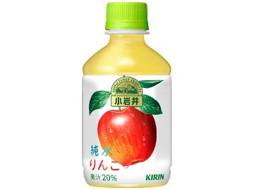 【ケース販売】小岩井 純水りんご Ｐ２８０ｍｌ  ×24 【全国送料無料】(一部地域別途)・まとめ買い・防災備蓄にも最適の画像