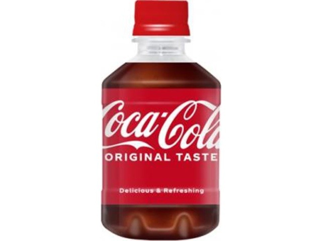 【ケース販売】コカ・コーラ Ｐ２８０ｍｌ  ×24 【全国送料無料】(一部地域別途)・まとめ買い・防災備蓄にも最適の画像