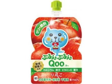 【ケース販売】ぷるんぷるんＱｏｏ りんご１２５ｇ  ×6 【全国送料無料】(一部地域別途)・まとめ買い・防災備蓄にも最適の画像