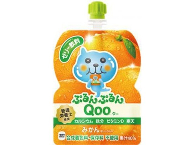 【ケース販売】ぷるんぷるんＱｏｏ みかん１２５ｇ  ×6 【全国送料無料】(一部地域別途)・まとめ買い・防災備蓄にも最適の画像