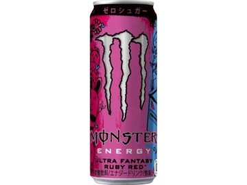 【ケース販売】モンスター ファンタジールビーレッド 缶３５５ｍｌ  ×24 【全国送料無料】(一部地域別途)・まとめ買い・防災備蓄にも最適の画像