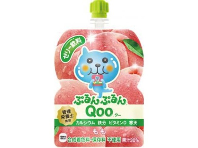 【ケース販売】ぷるんぷるんＱｏｏ もも１２５ｇ  ×6 【全国送料無料】(一部地域別途)・まとめ買い・防災備蓄にも最適の画像