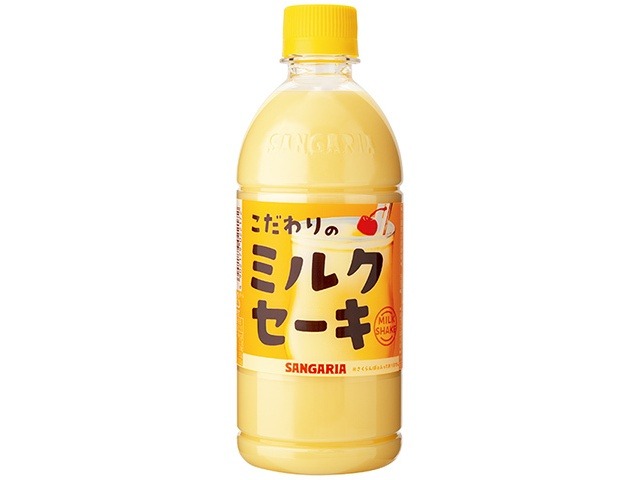 【ケース販売】サンガリア こだわりのミルクセーキ Ｐ５００ｍｌ ×24 【全国送料無料】(一部地域別途)・まとめ買い・防災備蓄にも最適の画像