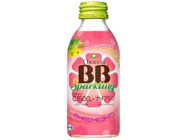 【ケース販売】チョコラＢＢスパーク ＧＦ＆ピーチ１４０ｍｌ ×24 【全国送料無料】(一部地域別途)・まとめ買い・防災備蓄にも最適の画像