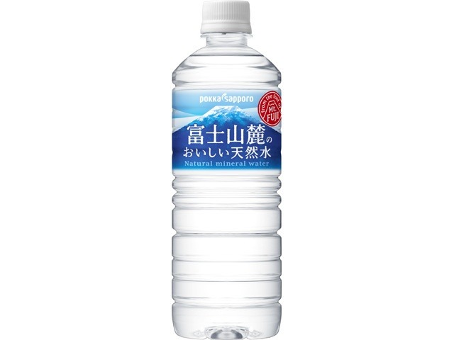 【ケース販売】ポッカサッポロフード 富士山麓のおいしい天然水 Ｐ５９０ｍｌ  ×24 【全国送料無料】(一部地域別途)・まとめ買い・防災備蓄にも最適の画像