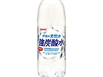 【ケース販売】サンガリア 伊賀の天然水強炭酸水Ｐ１０００ｍｌ  ×12 【全国送料無料】(一部地域別途)・まとめ買い・防災備蓄にも最適の画像