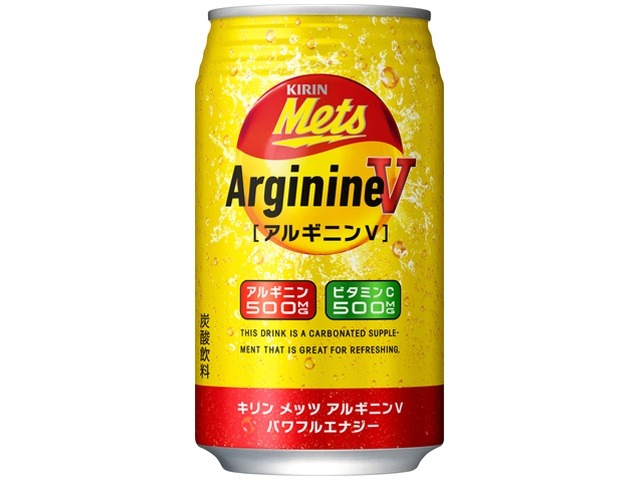 【ケース販売】メッツ アルギニンＶ パワフルエナジー缶３５０ｍｌ  ×24 【全国送料無料】(一部地域別途)・まとめ買い・防災備蓄にも最適の画像