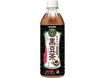 【ケース販売】サンガリア あなたの黒豆茶 Ｐ５００ｍｌ  ×24 【全国送料無料】(一部地域別途)・まとめ買い・防災備蓄にも最適の画像