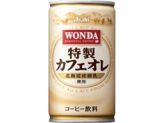 【ケース販売】ワンダ 特製カフェオレ 缶１８５ｇ  ×30 【全国送料無料】(一部地域別途)・まとめ買い・防災備蓄にも最適の画像