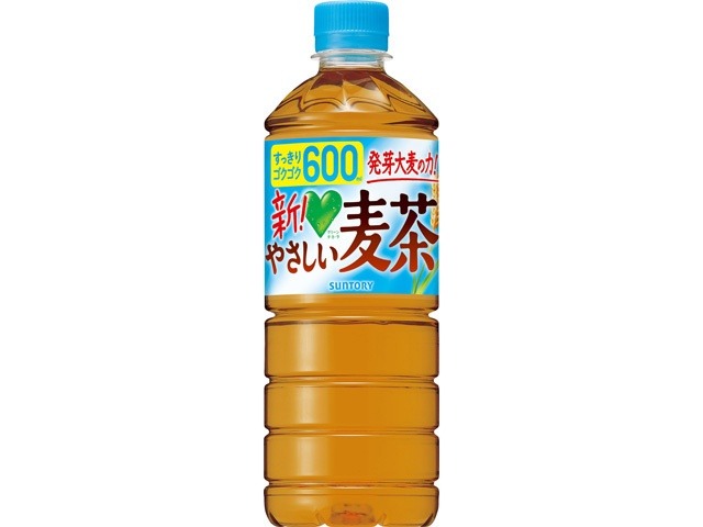【ケース販売】ＧＲＥＥＮダカラ やさしい麦茶自販機用Ｐ６００ｍｌ  ×24 【全国送料無料】(一部地域別途)・まとめ買い・防災備蓄にも最適の画像