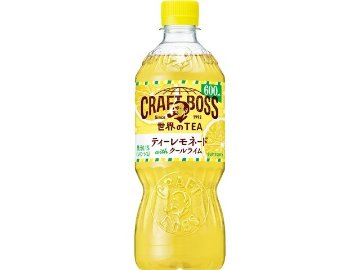 【ケース販売】クラフトボス ティーレモネード手売用 Ｐ６００ｍｌ  ×24 【全国送料無料】(一部地域別途)・まとめ買い・防災備蓄にも最適の画像