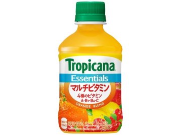 トロピカーナ エッセンシャルマルチビタミンＰ２８０  ×24 【全国送料無料】(一部地域別途)の画像